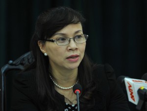 Quyền vụ trưởng Giáo dục đại học Nguyễn Thị Kim Phụng. Ảnh: Dương Triều
